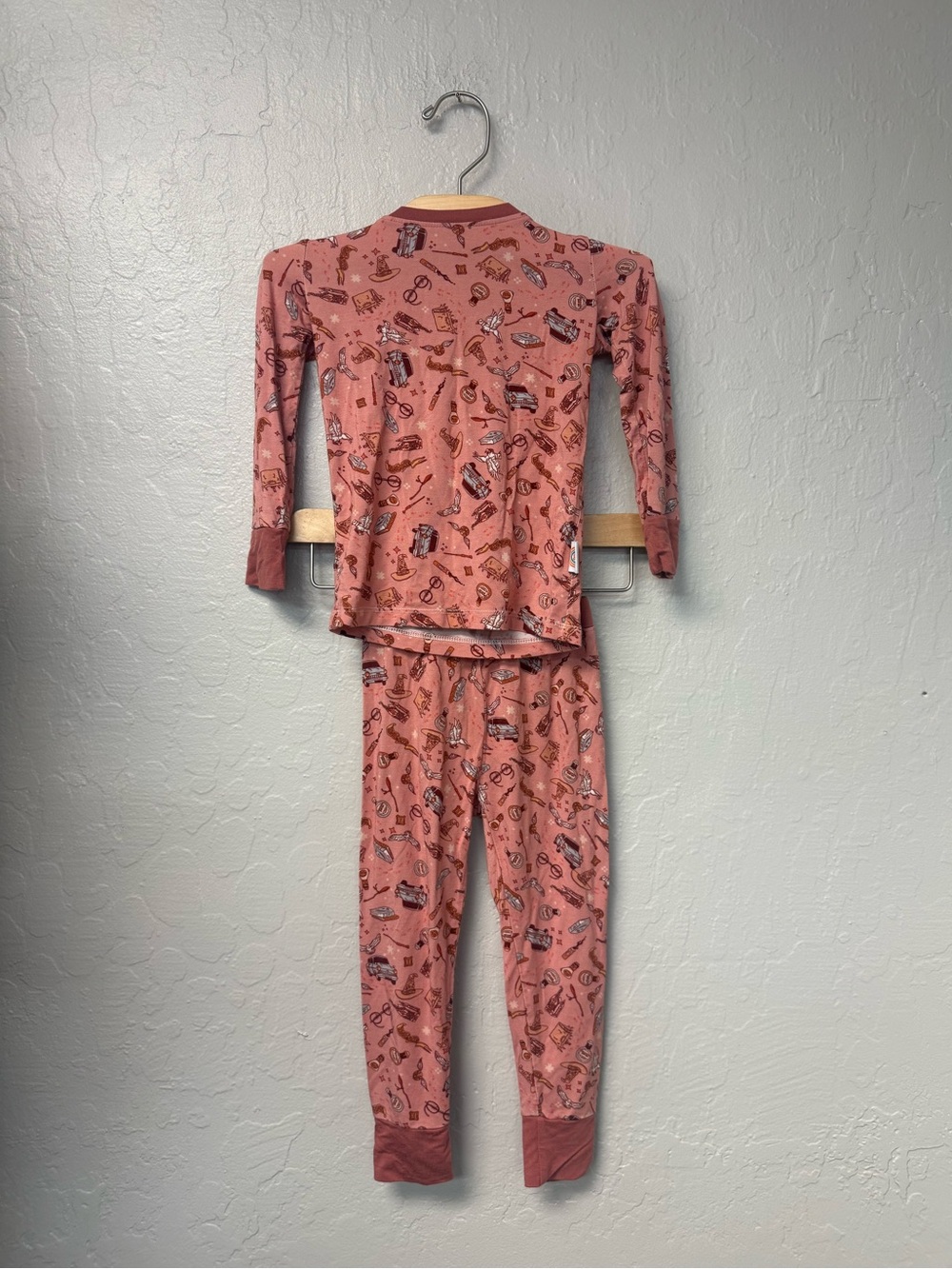 $19 ADD ON bamboo bliss pink harry potter pajama set 18-24M little sleepies zara